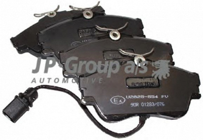 JP GROUP 1163603710 -  Комплект тормозных колодок, дисковый тормоз